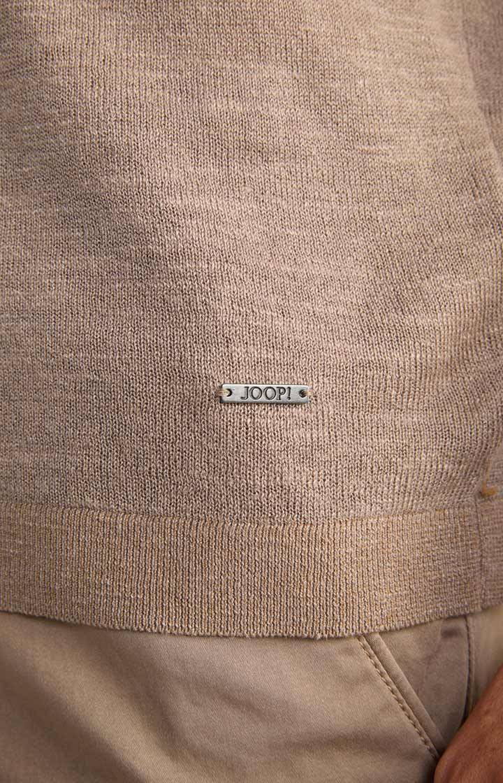 Joop Leinenmix-T-Shirt Maroso in Braun Verkauf