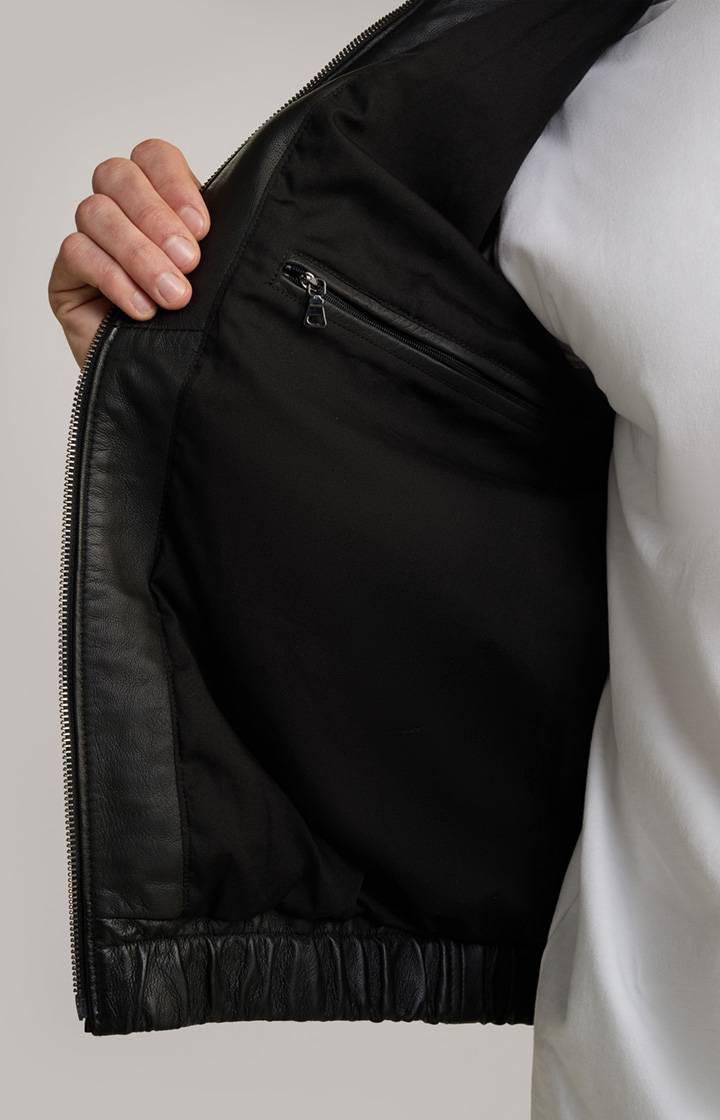 Joop Lederjacke Rock in Schwarz Meist gekauft