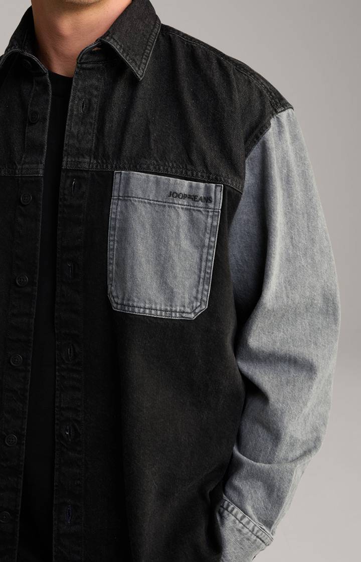 Joop Jeans-Hemd Hawes in Schwarz/Blau Online