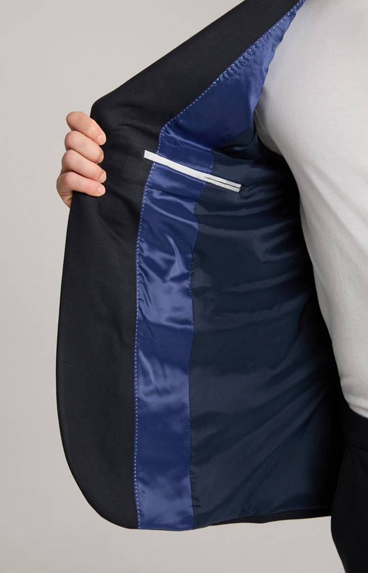 Joop Jersey-Anzug Damon-Gun in Dunkelblau meliert im Angebot