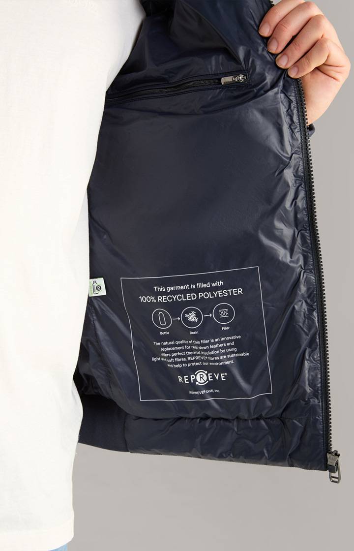 Joop Steppjacke Boros in Navy Fabrikverkauf
