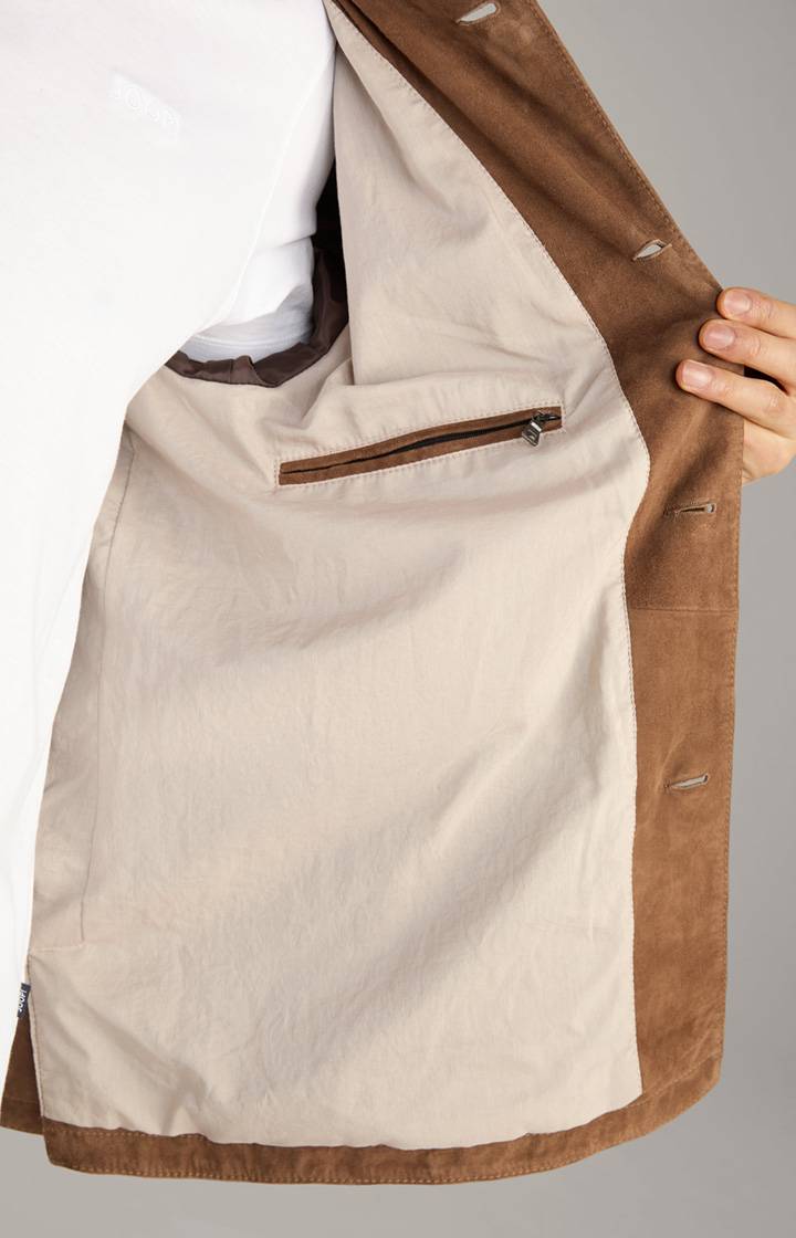 Joop Velours-Lederjacke Zag in Braun Angebote