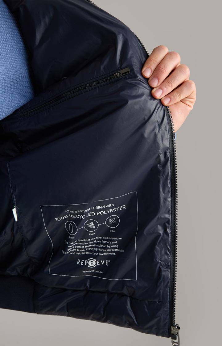 Joop Nylon-Steppweste Alco in Navy Auslauf