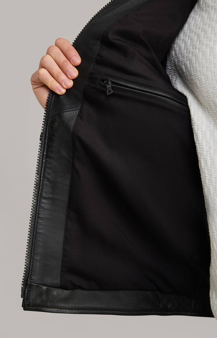 Joop Lederjacke Lif in Schwarz Hotsell