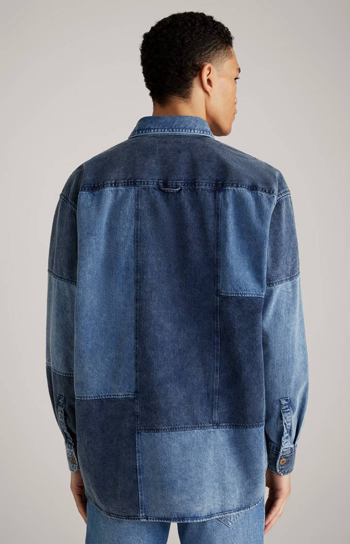Joop Baumwoll-Jeanshemd Hermen in Blau Outlet