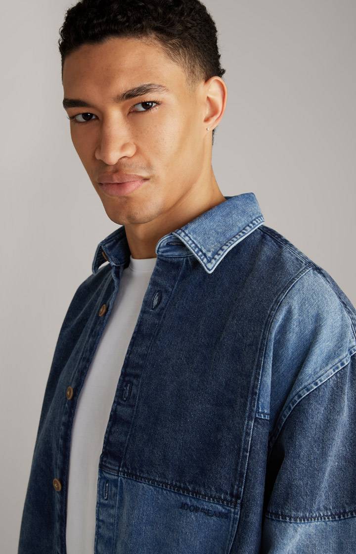Joop Baumwoll-Jeanshemd Hermen in Blau Outlet