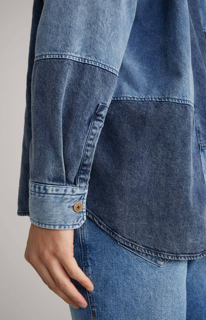 Joop Baumwoll-Jeanshemd Hermen in Blau Outlet