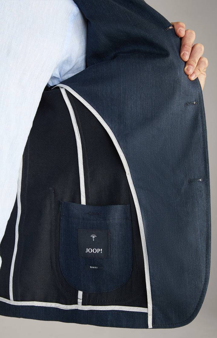 Joop Leinenmix-Sakko Hiro in Navy Riesige Rabatte