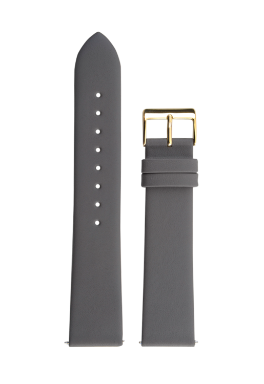 Junghans Rindslederband XS softgrau, 20mm