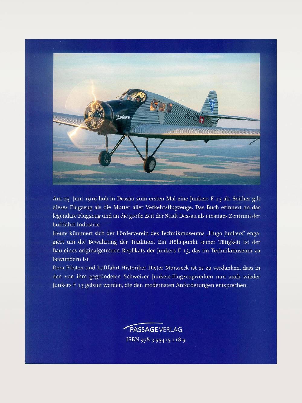 Junkers Die legendäre Junkers F 13 fliegt wieder Auslauf