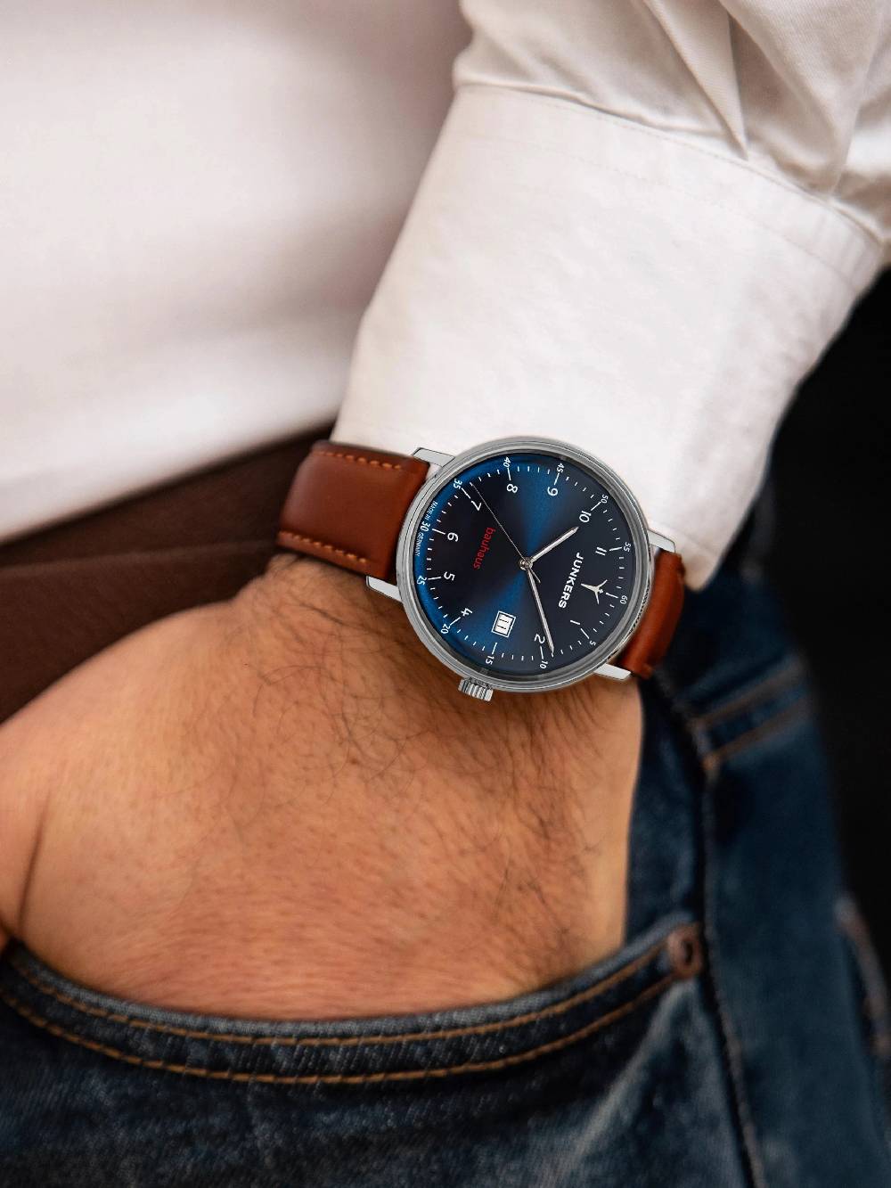 Junkers Bauhaus Saphir Automatik Schlussverkauf