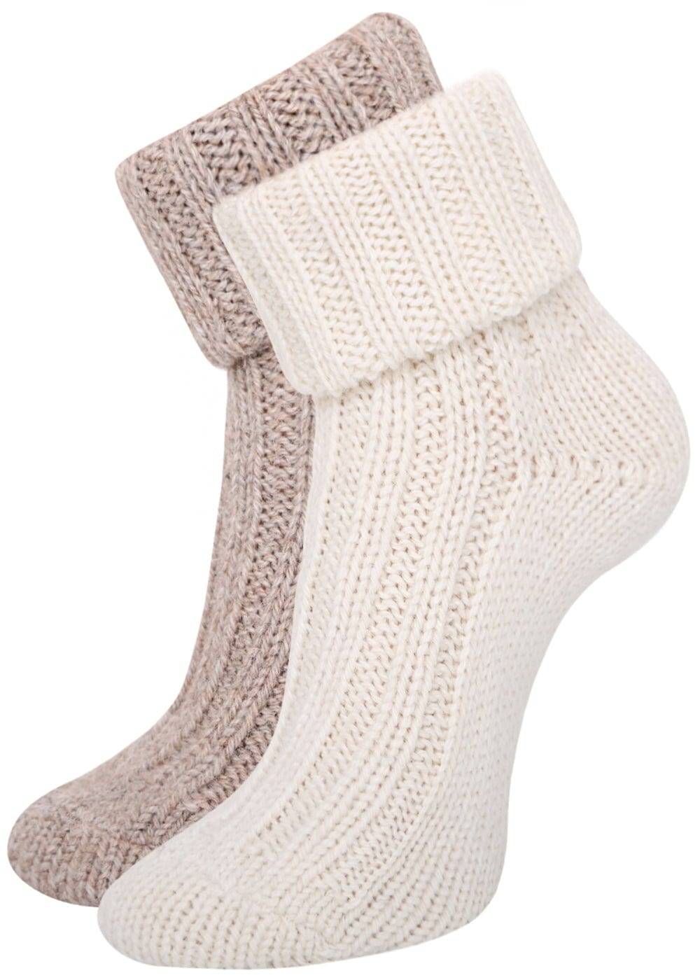 KB Socken Alpakasocken Umschlag - nicht festgenäht