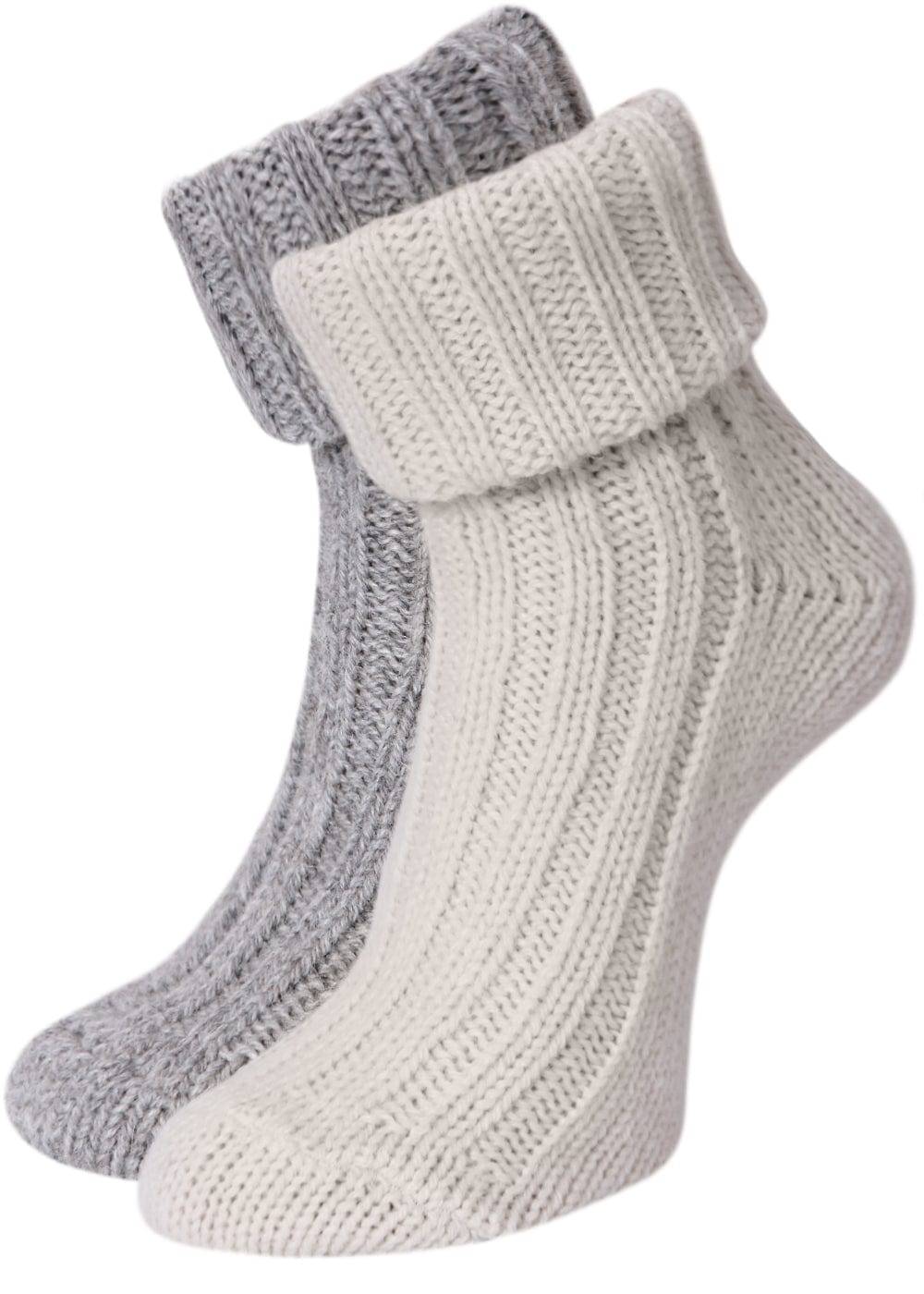 KB Socken Alpakasocken Umschlag - nicht festgenäht