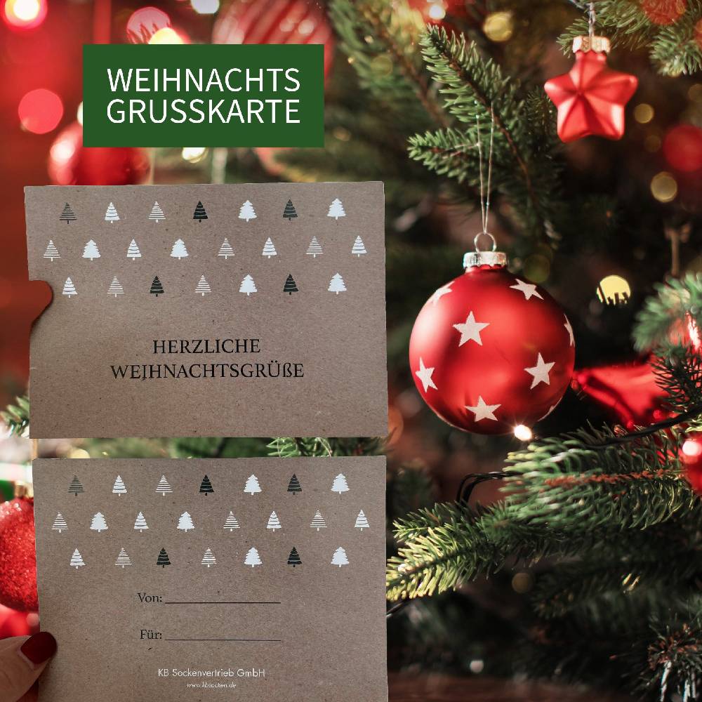 KB Socken Weihnachtliche Geschenkbox inklusive 2 Paar Alpakasocken, einer Alpakakeratinseife und einer Weihnachtskarte Verkauf