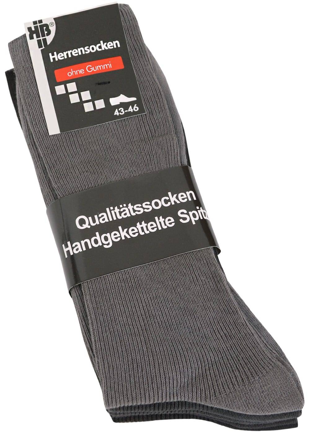 KB Socken Herrensocken farbig - Ohne Gummi - 10 Paar Auslauf