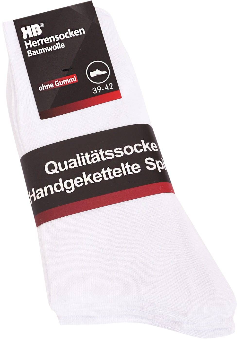 KB Socken Herrensocken weiß - Diabetiker geeignet - 10 Paar Auslauf