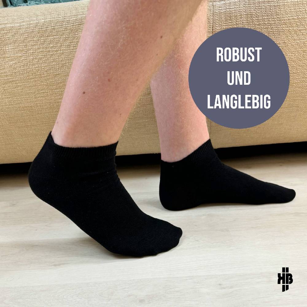 KB Socken Herren Sneakersocken schwarz - 10 Paar Meist gekauft