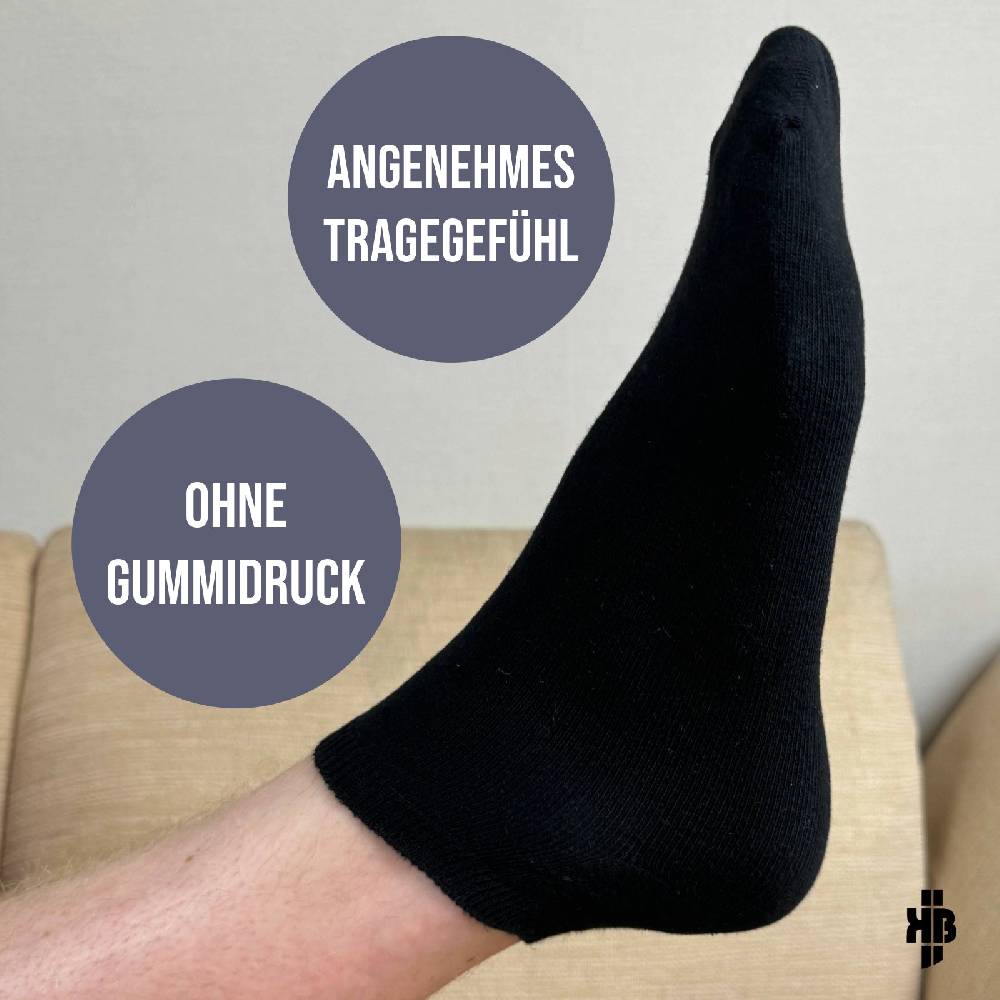 KB Socken Herren Sneakersocken schwarz - 10 Paar Meist gekauft