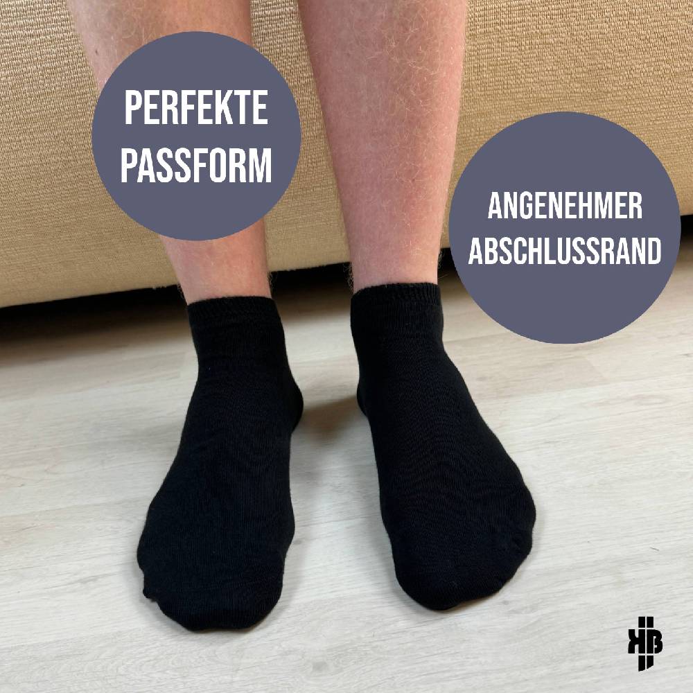 KB Socken Herren Sneakersocken schwarz - 10 Paar Meist gekauft