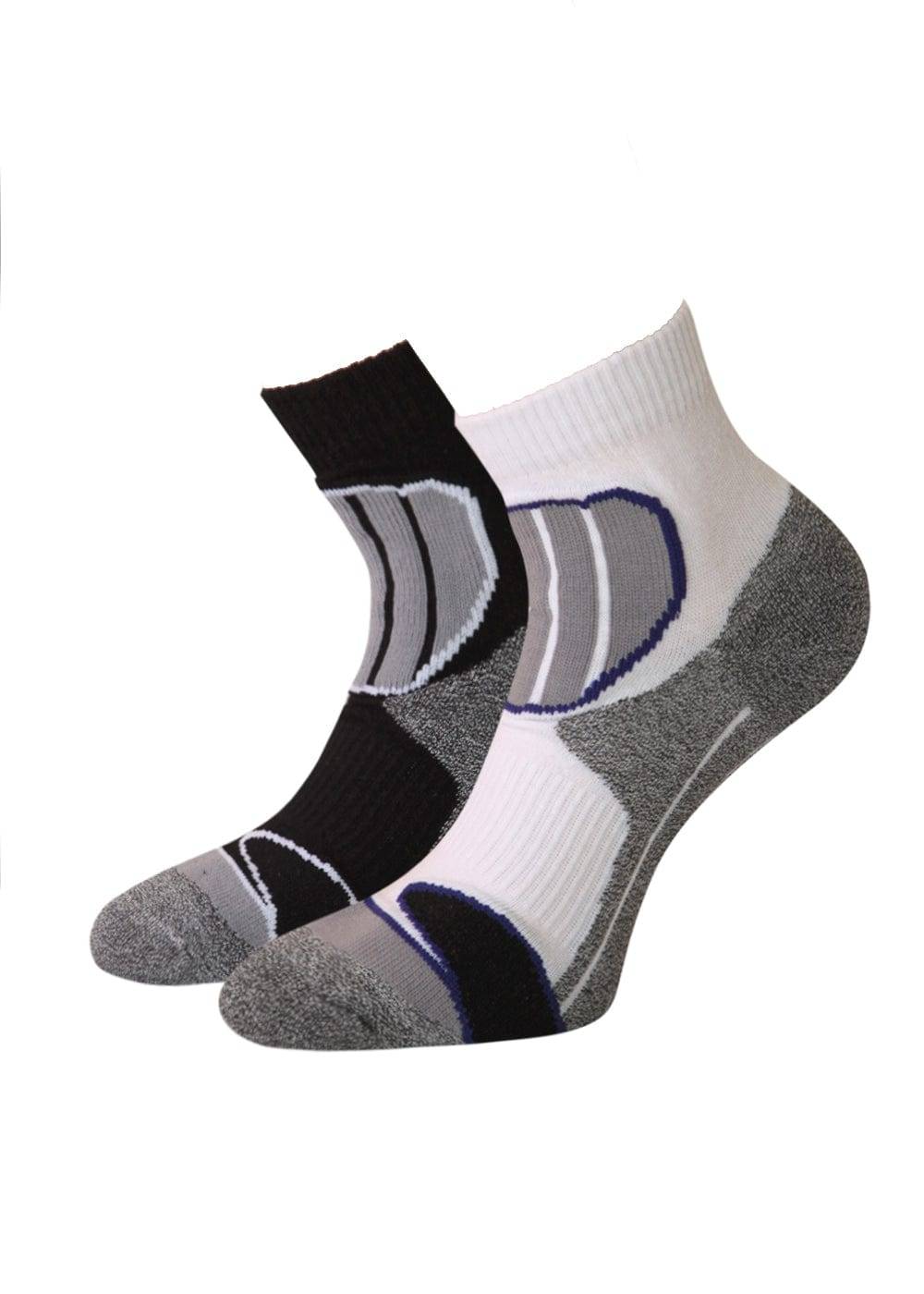 KB Socken Trekkingsocken Sportsocken in weiß schwarz