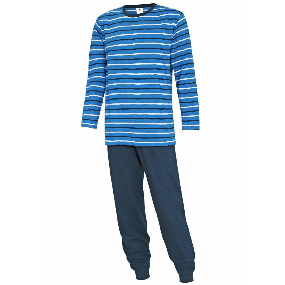 KB Socken Herren Schlafanzug lang blau - 100% Baumwolle