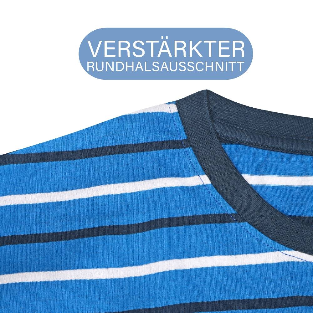 KB Socken Herren Schlafanzug lang blau - 100% Baumwolle Outlet