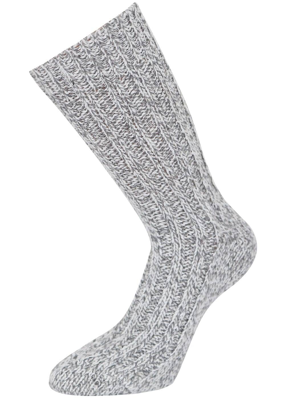 KB Socken Norwegersocken Grau - 2 Paar Fabrikverkauf
