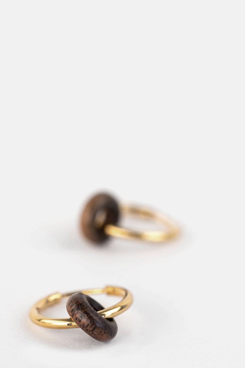 Kerbholz DONUT EARRING Walnuss Tägliche Deals