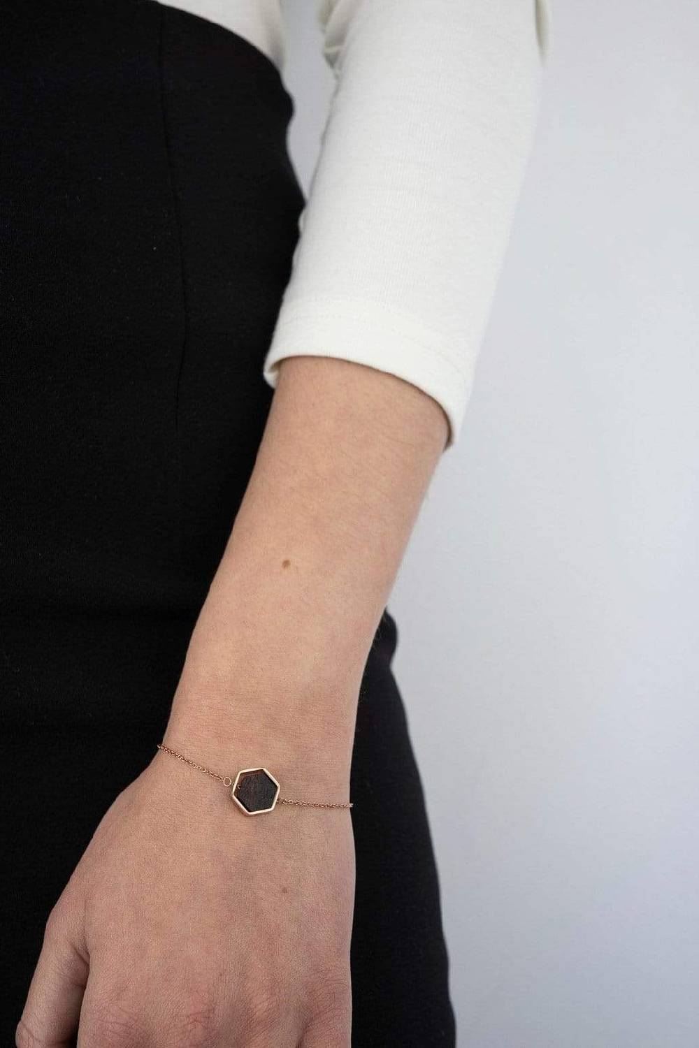 Kerbholz HEXA BRACELET Walnuss Bis zu 55% Rabatt
