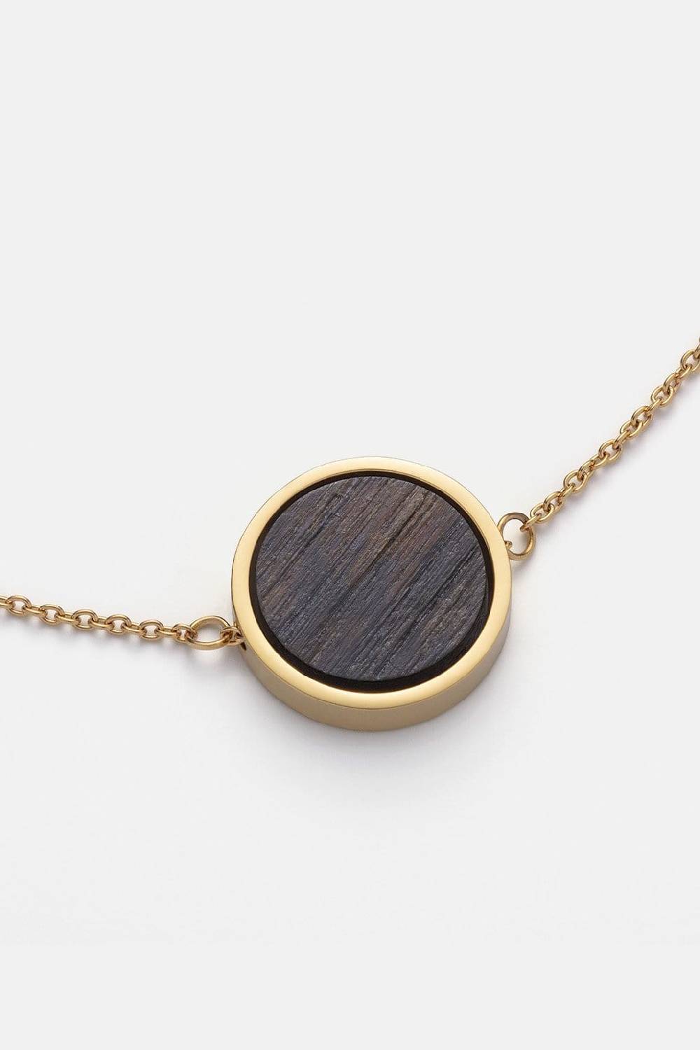 Kerbholz CIRCLE NECKLACE Walnuss Discount Store für neue Produkte