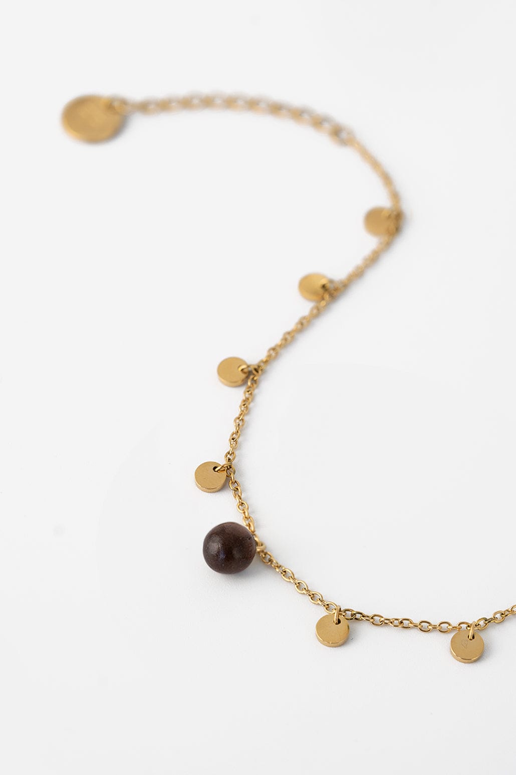 Kerbholz PEARL BRACELET Walnuss Kostenloser Versand international