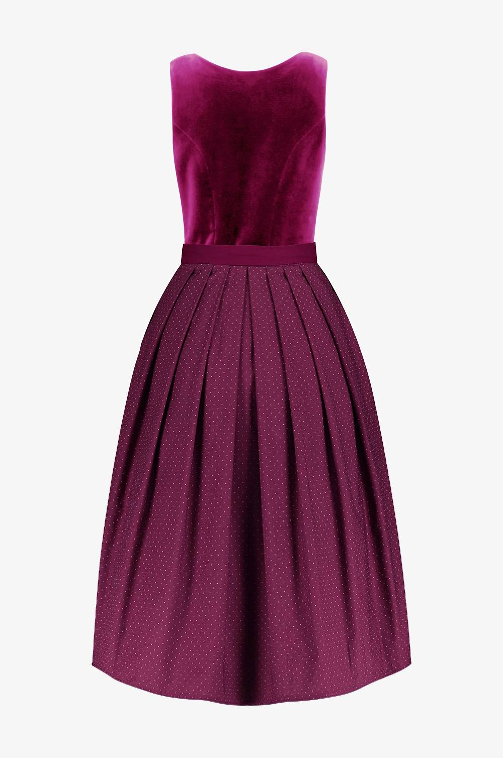 Kinga Mathe Dirndl Alice in Fuchsia IN ZWEI LÄNGEN Meist gekauft