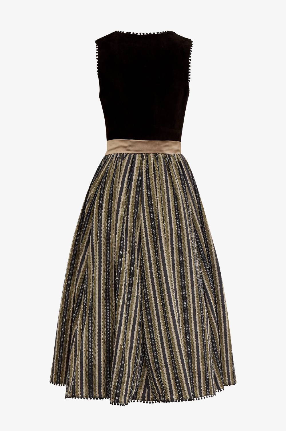 Kinga Mathe Lederdirndl Granada in Schwarz im Angebot
