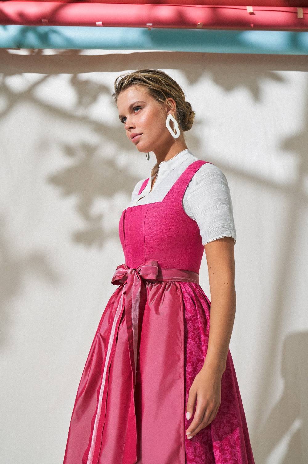 Kinga Mathe Dirndl Lazise in Pink Fabrikverkauf