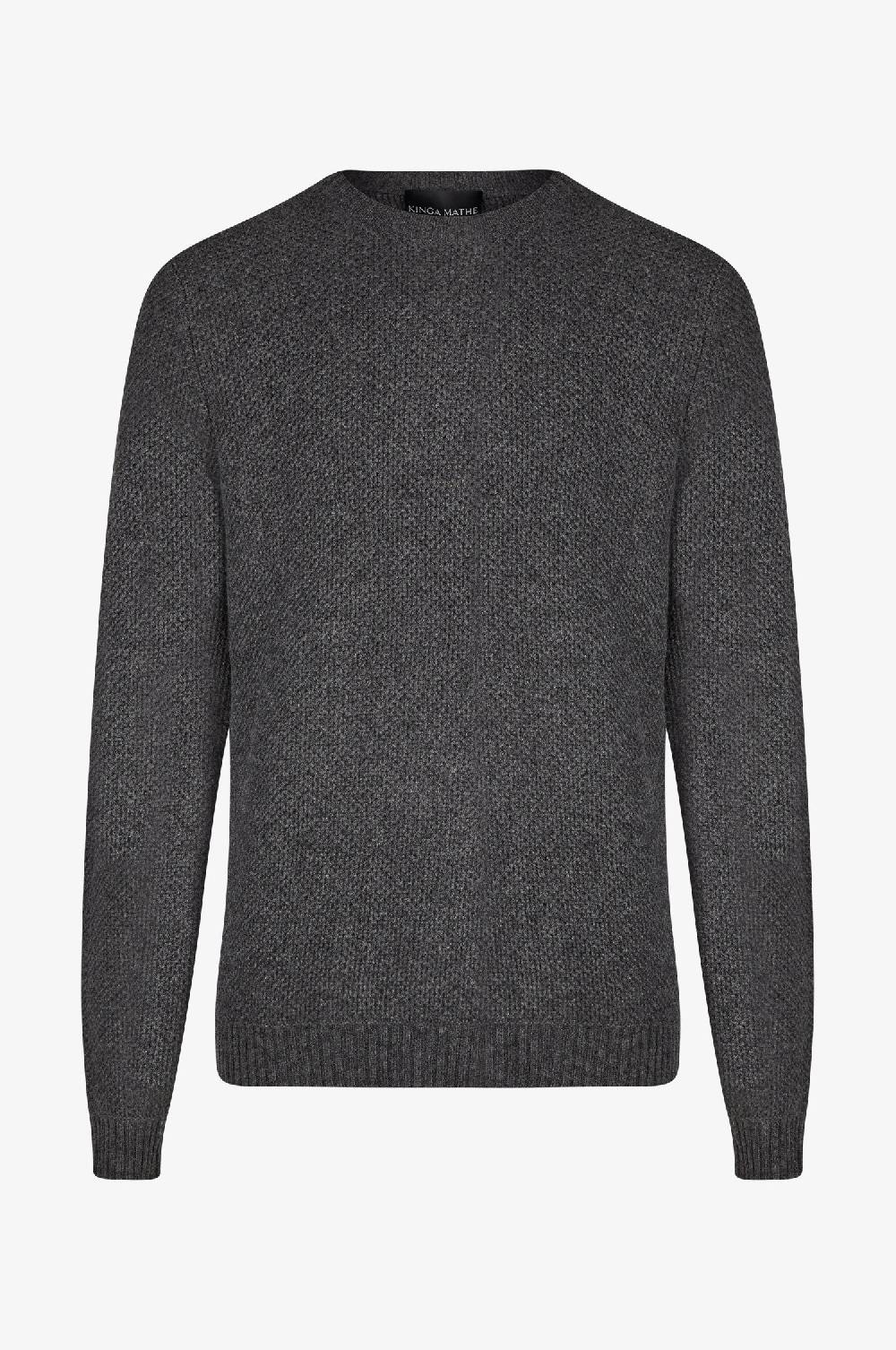 Kinga Mathe Cashmere Pullover Charles in Grau