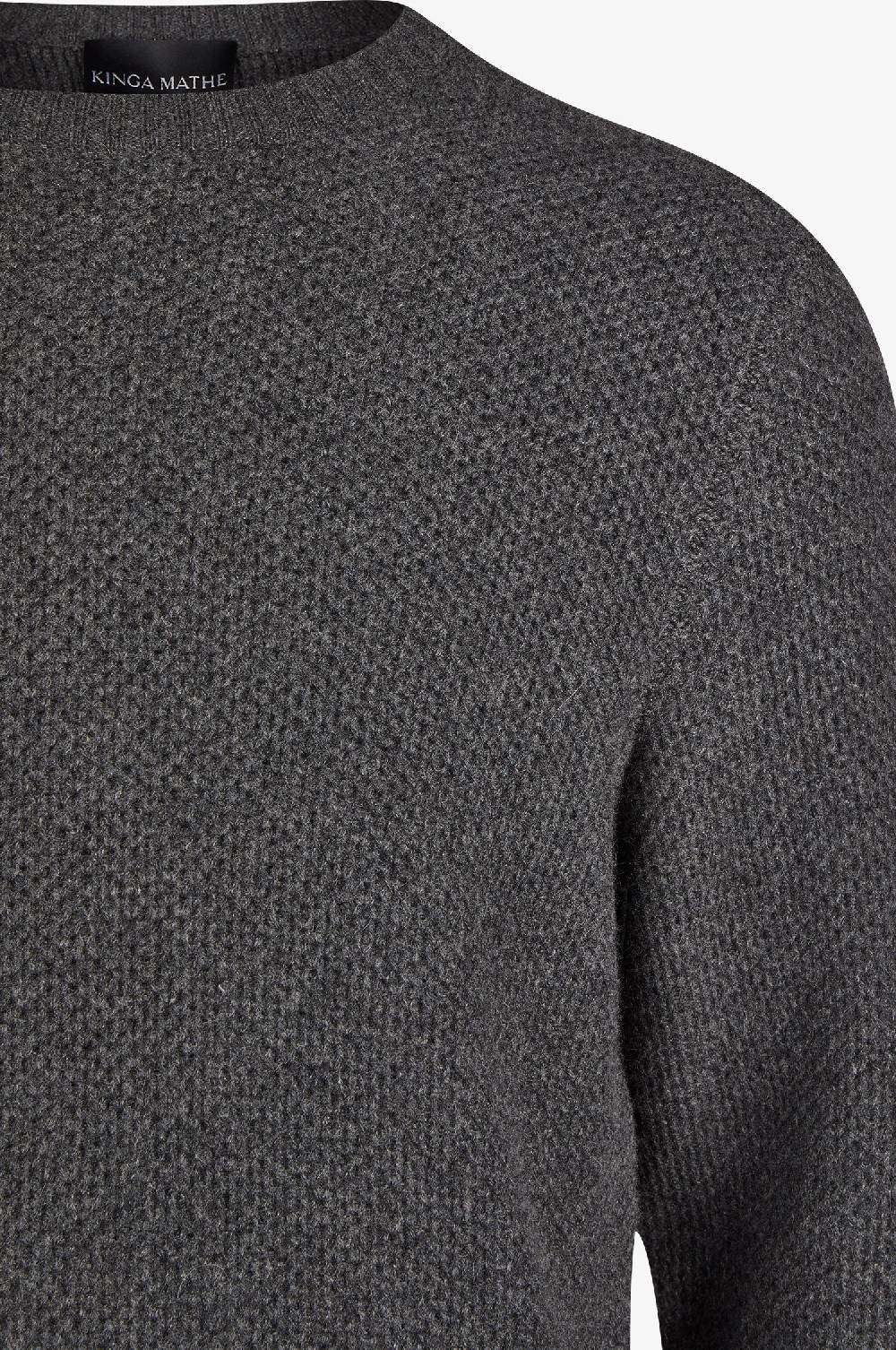 Kinga Mathe Cashmere Pullover Charles in Grau Schlussverkauf