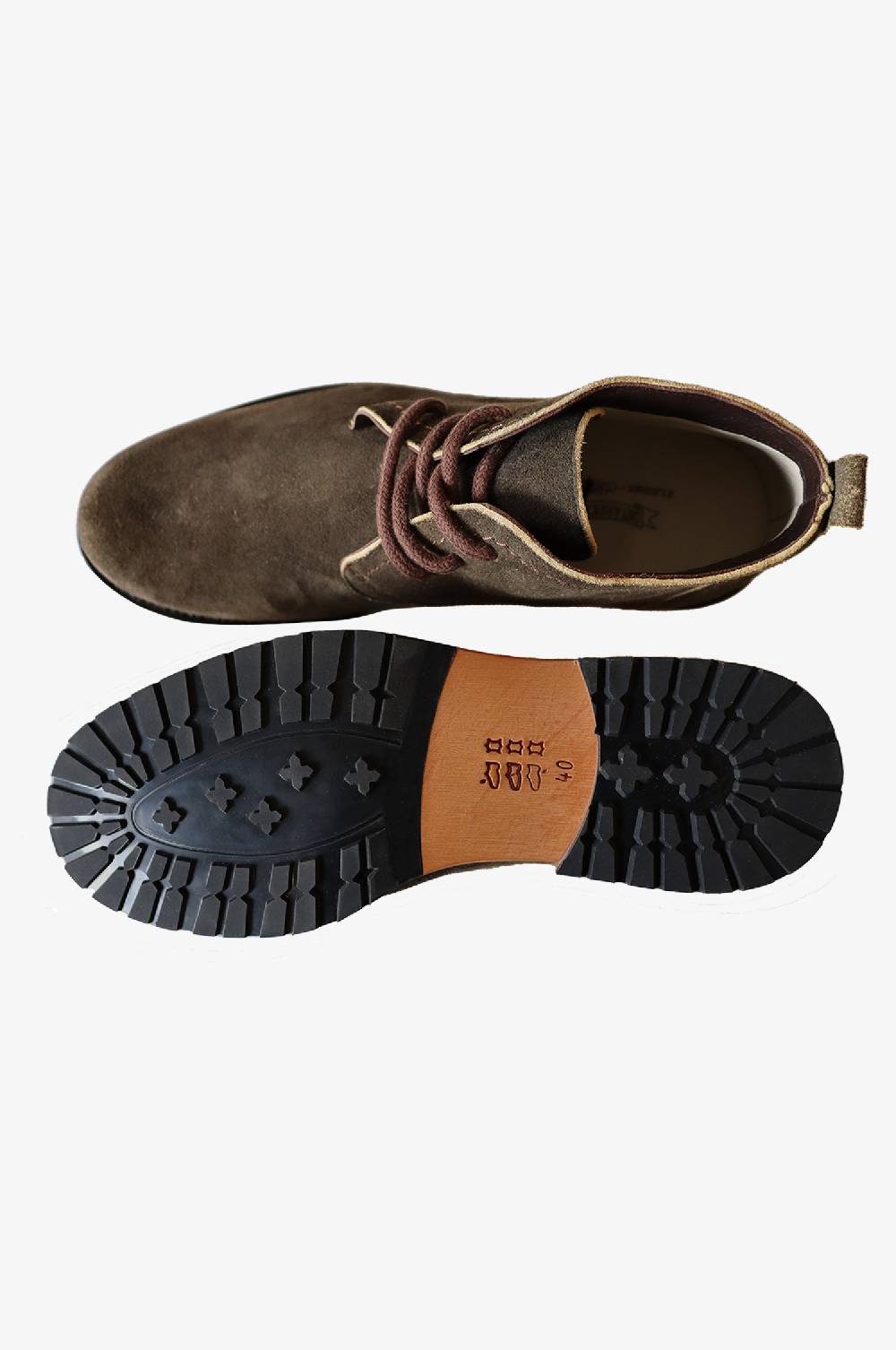 Kinga Mathe Veloursleder Trachtenschuhe in Olive Günstiger Verkauf