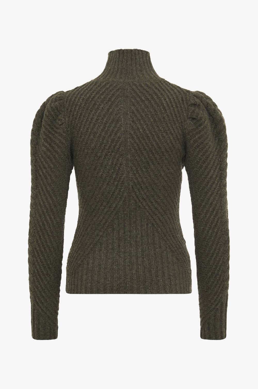 Kinga Mathe Cashmere Pullover Clara in Olive im Angebot
