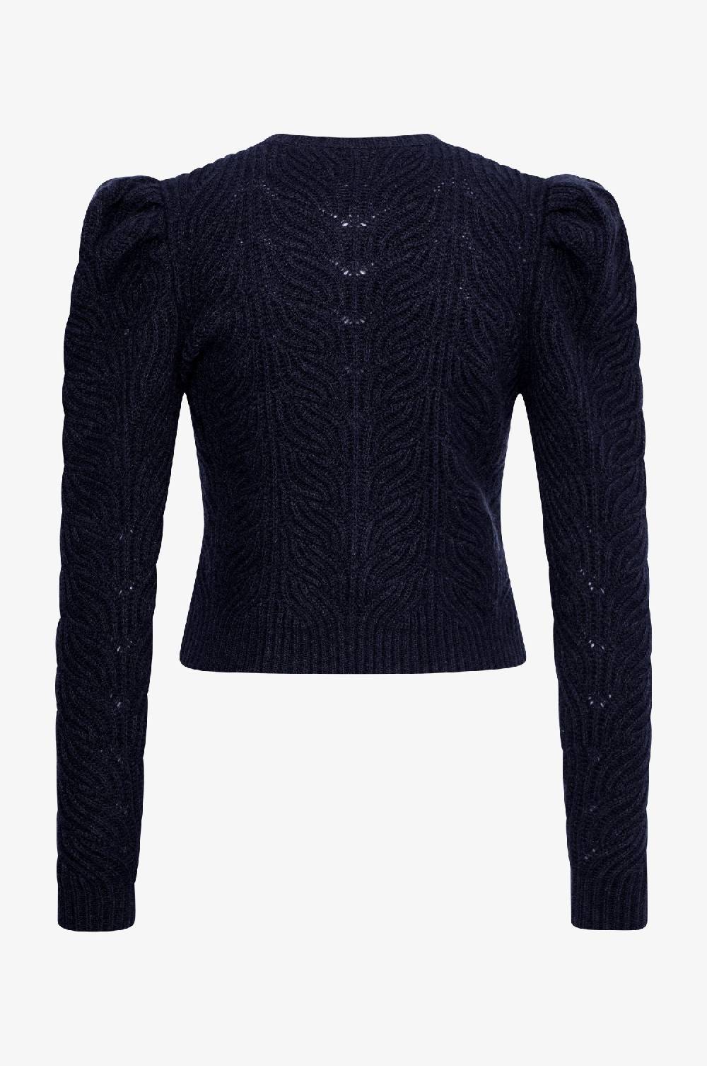 Kinga Mathe Cashmere Strickjacke Marie in Nachtblau Schlussverkauf