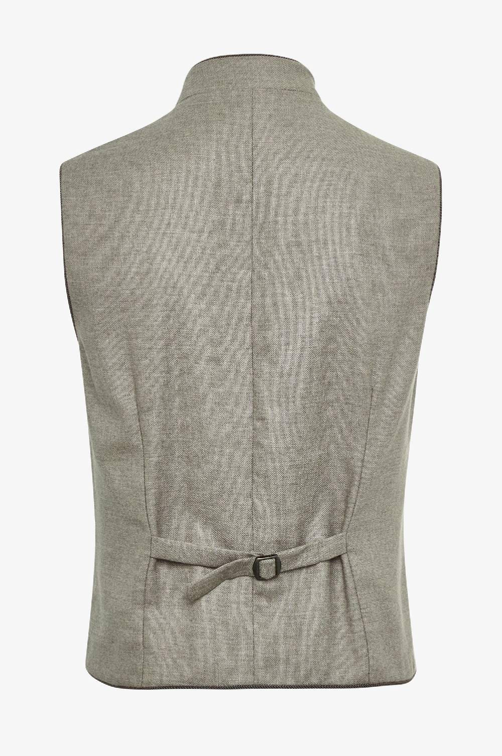 Kinga Mathe Gilet Nick in Taupe Meist gekauft