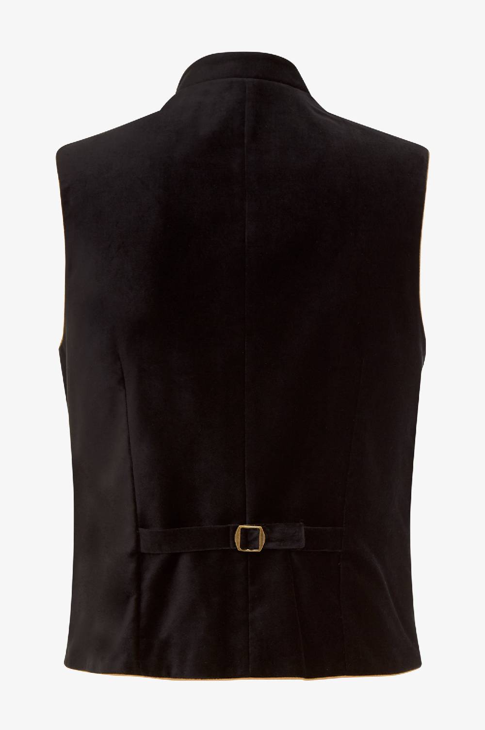 Kinga Mathe Samt Gilet Nick in Schwarz Outlet