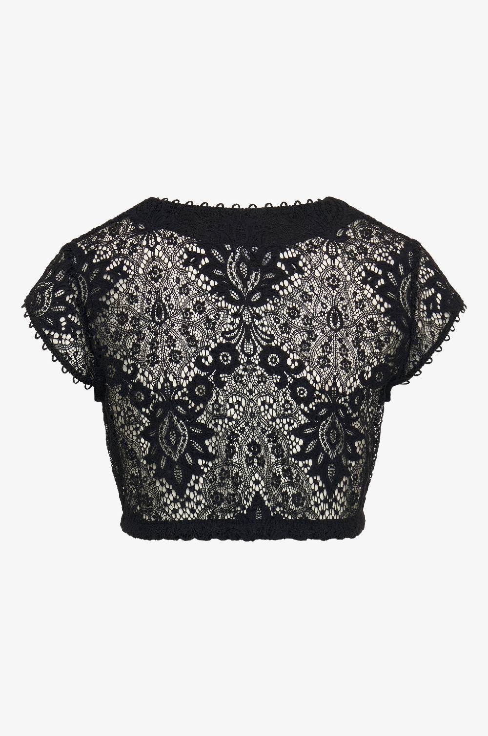 Kinga Mathe Dirndlbluse Samantha in Schwarz Outlet