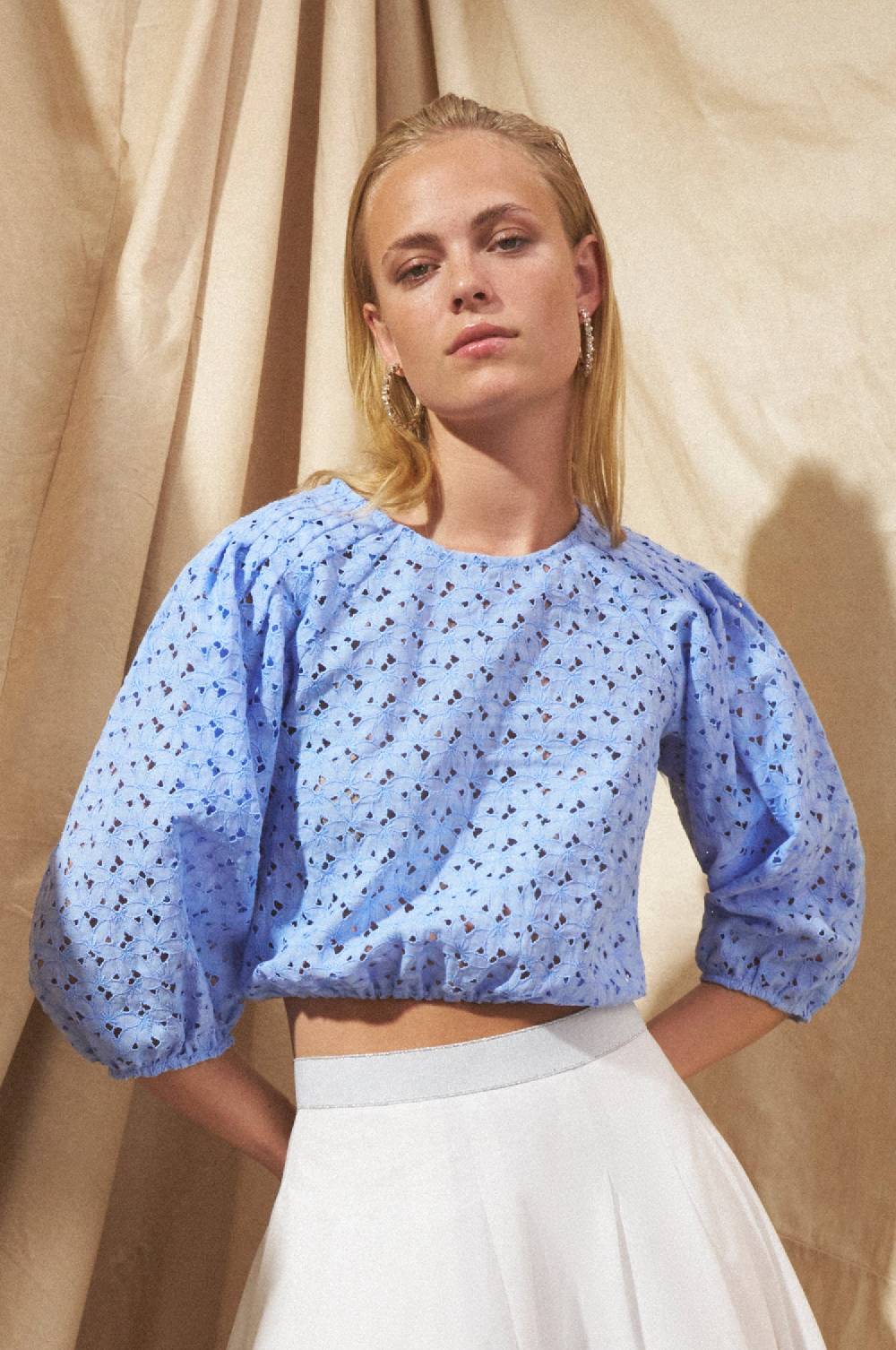 Kinga Mathe Bluse Kinga in blau Meist gekauft