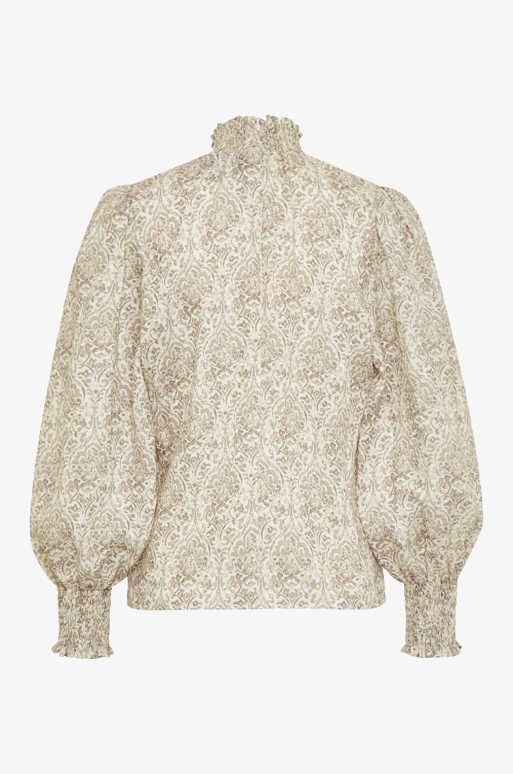 Kinga Mathe Bluse Aurelia in taupe Fabrikverkauf
