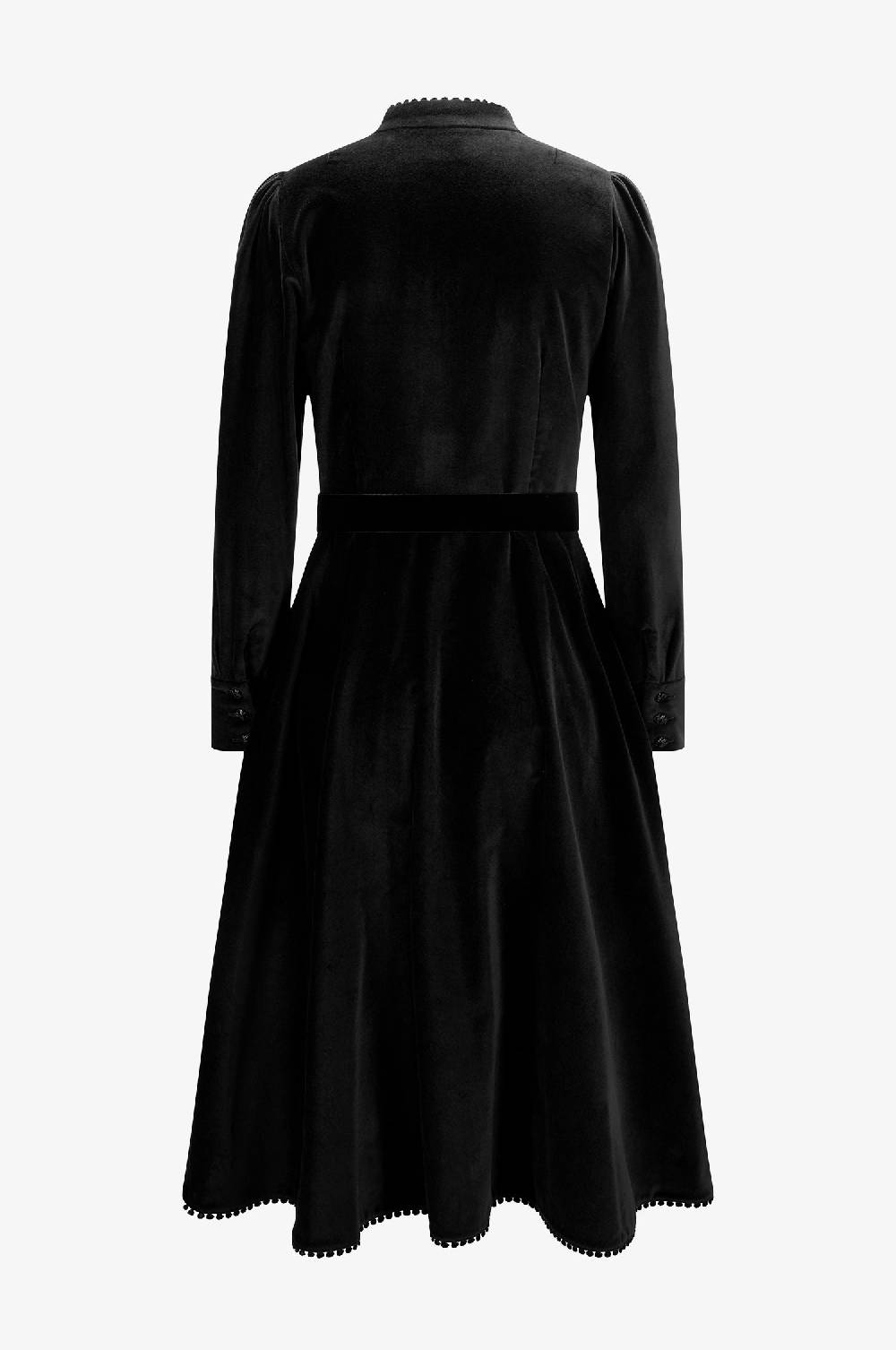 Kinga Mathe Samtkleid Ann in Schwarz Outlet