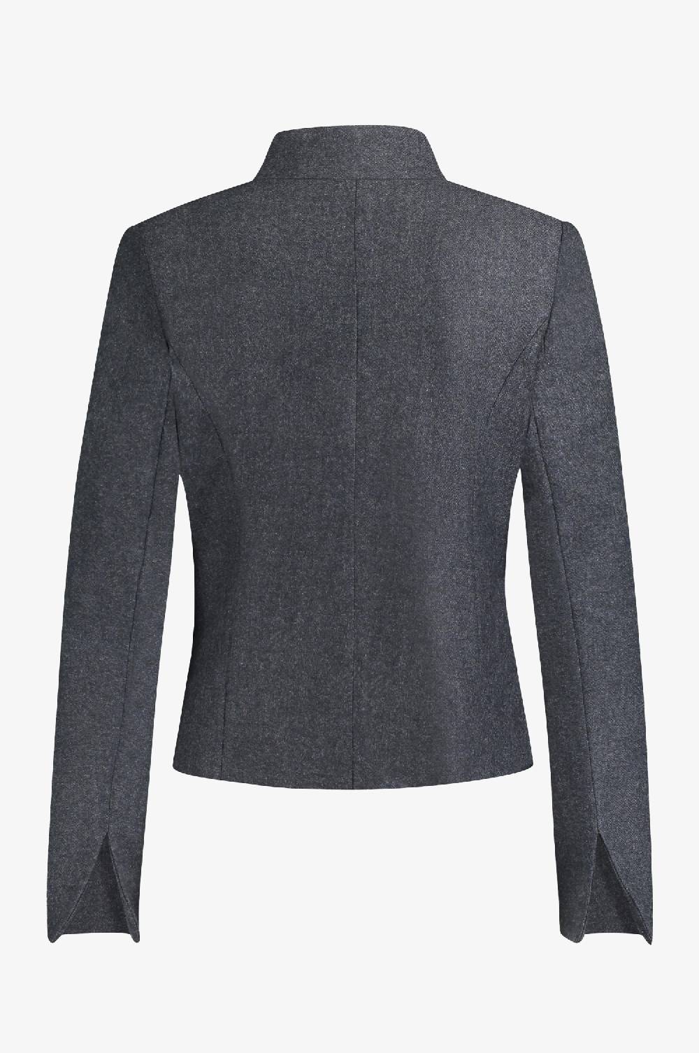 Kinga Mathe Jacke Constanze aus Schurwolle in Anthrazit Online Outlet