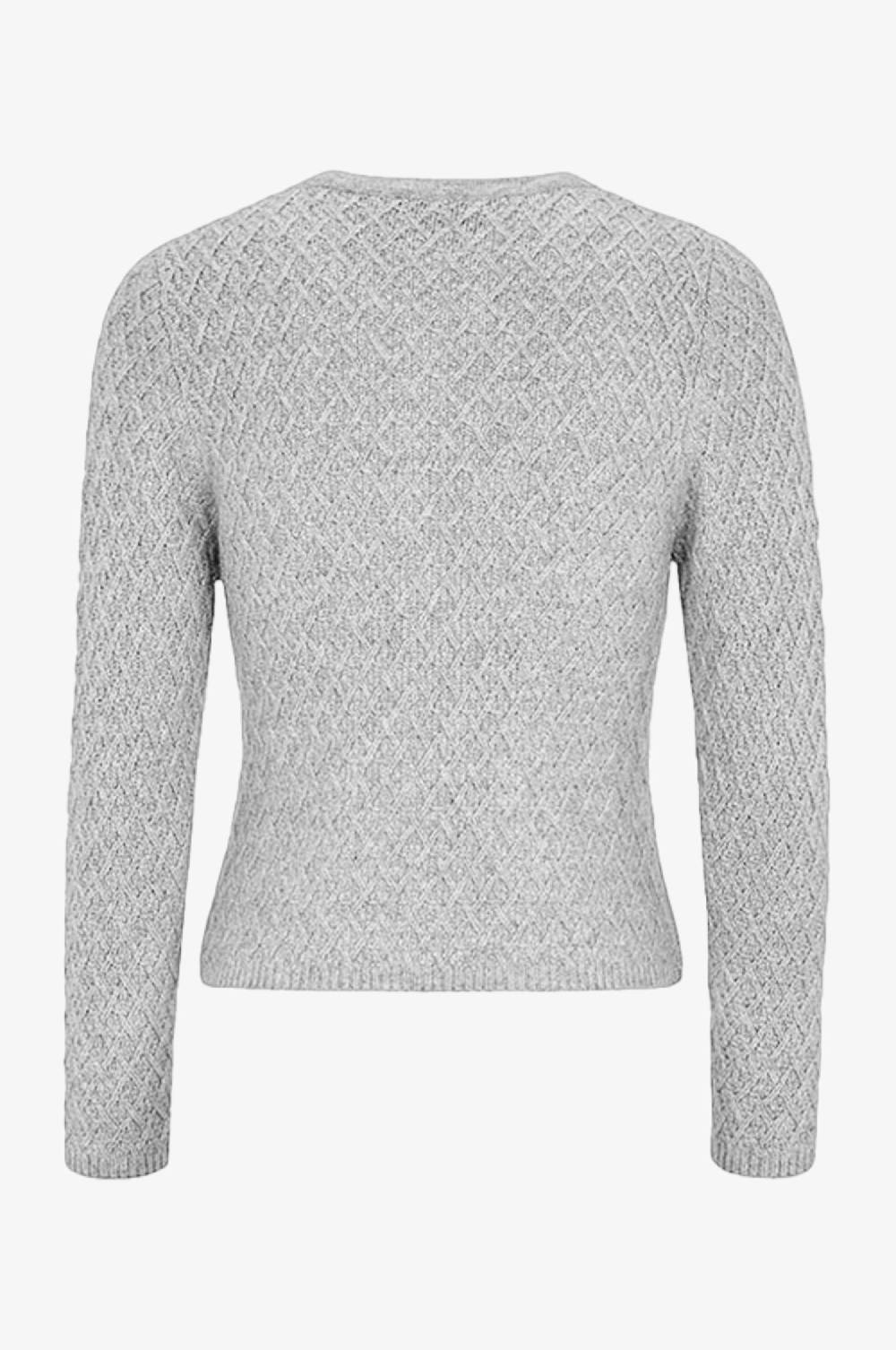 Kinga Mathe Cashmere Strickjacke Flora in Grau Online