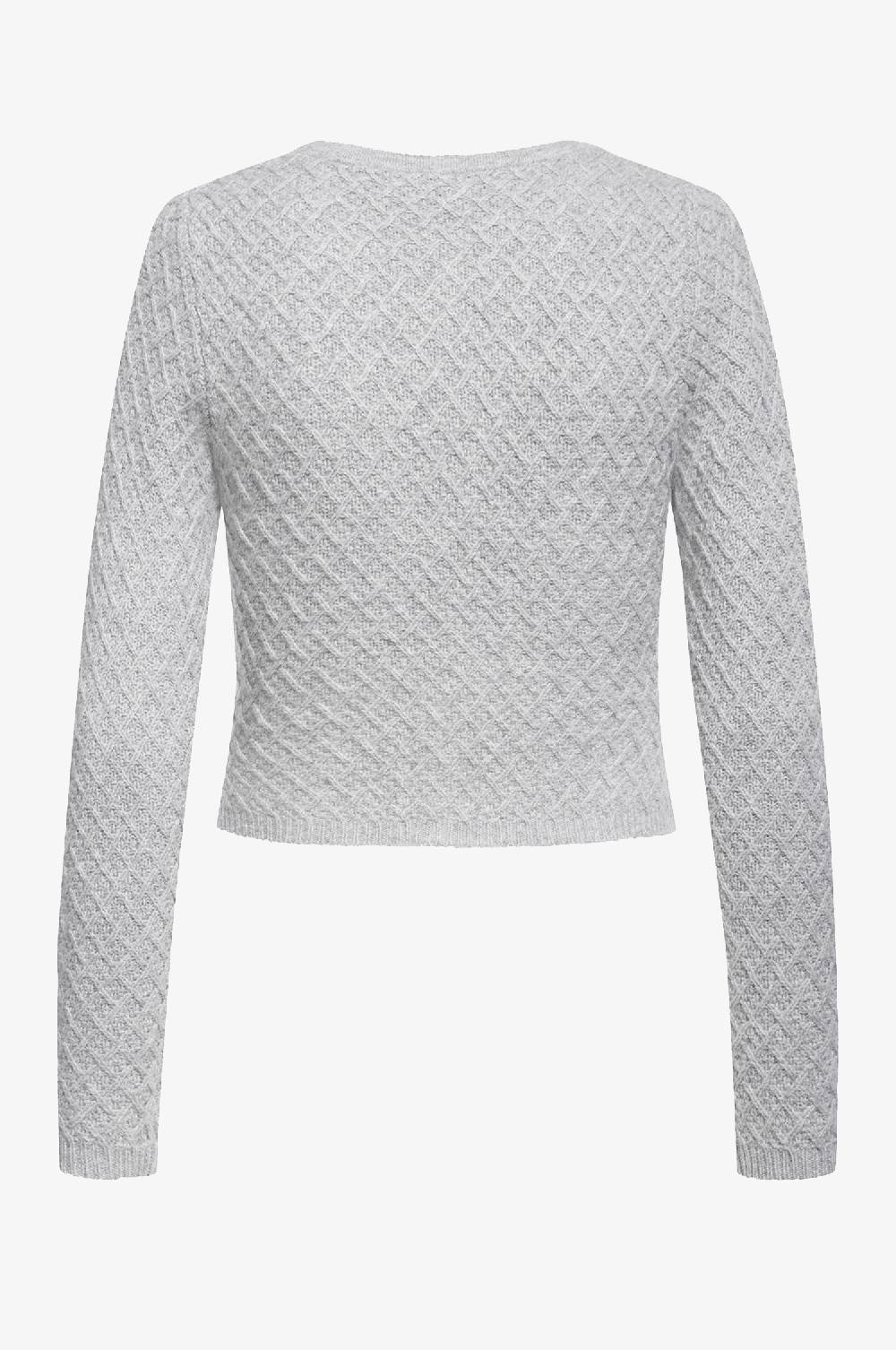 Kinga Mathe Cashmere Strickjacke Flora in Grau Outlet