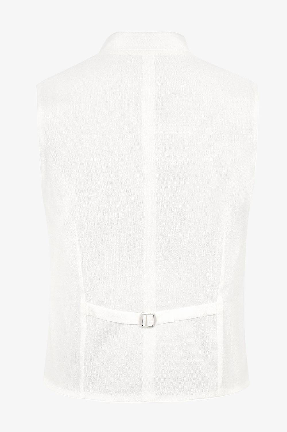 Kinga Mathe Gilet Denise in Ivory Günstiger Verkauf