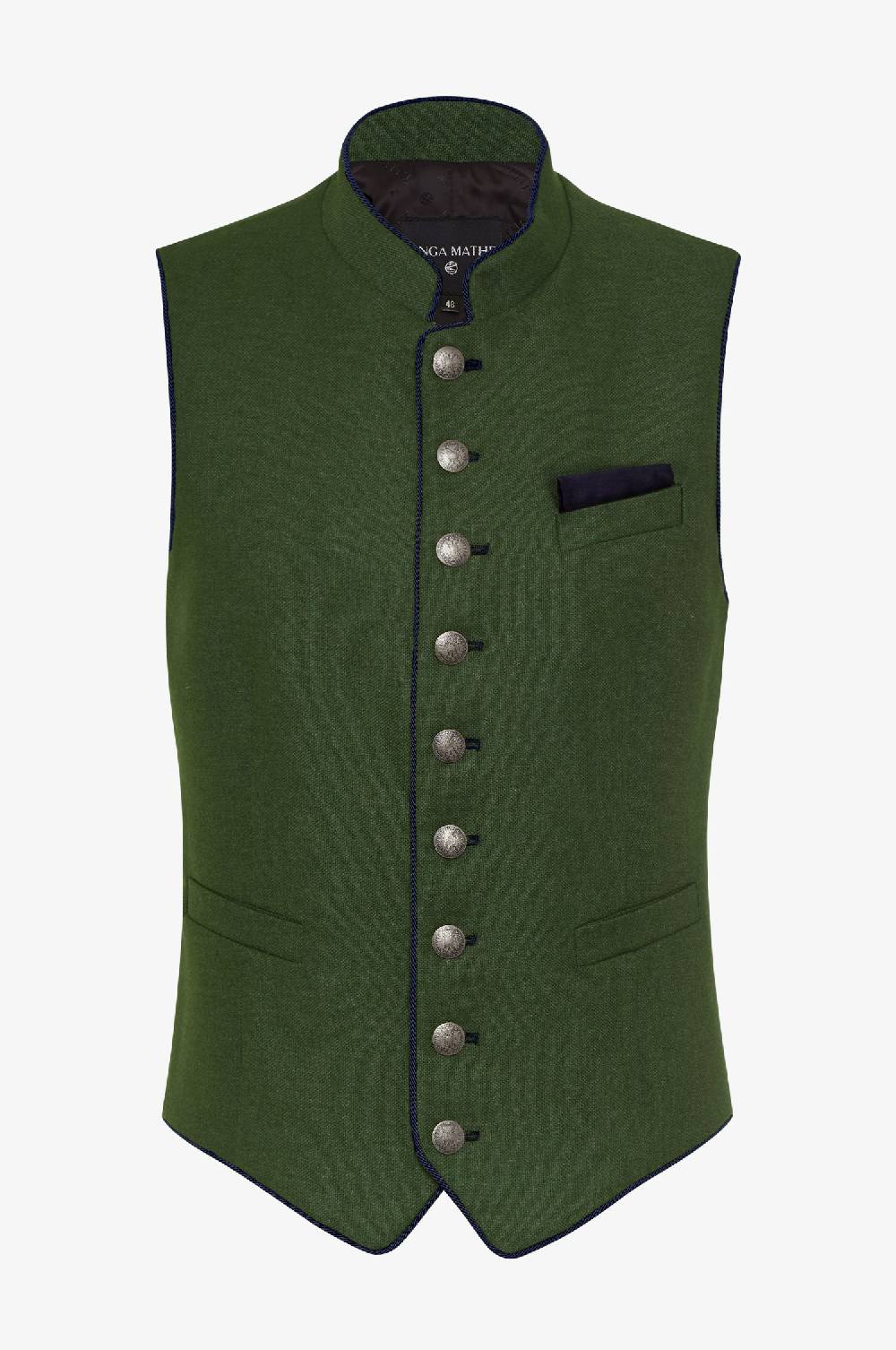 Kinga Mathe Gilet Nick aus Wolle in Grün